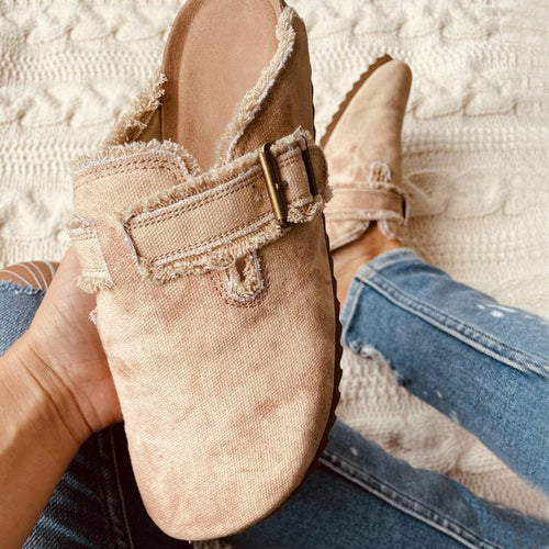 Women's Aesthetic Canvas Loafer | Vintage Style Flats