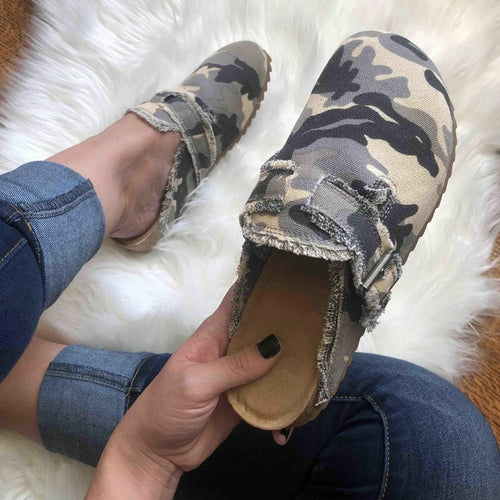 Women's Aesthetic Canvas Loafer | Vintage Style Flats